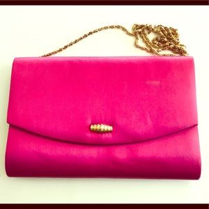 Hot Pink Satin Purse